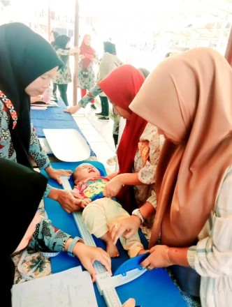Kegiatan Posyandu Balita Pekon Kenali